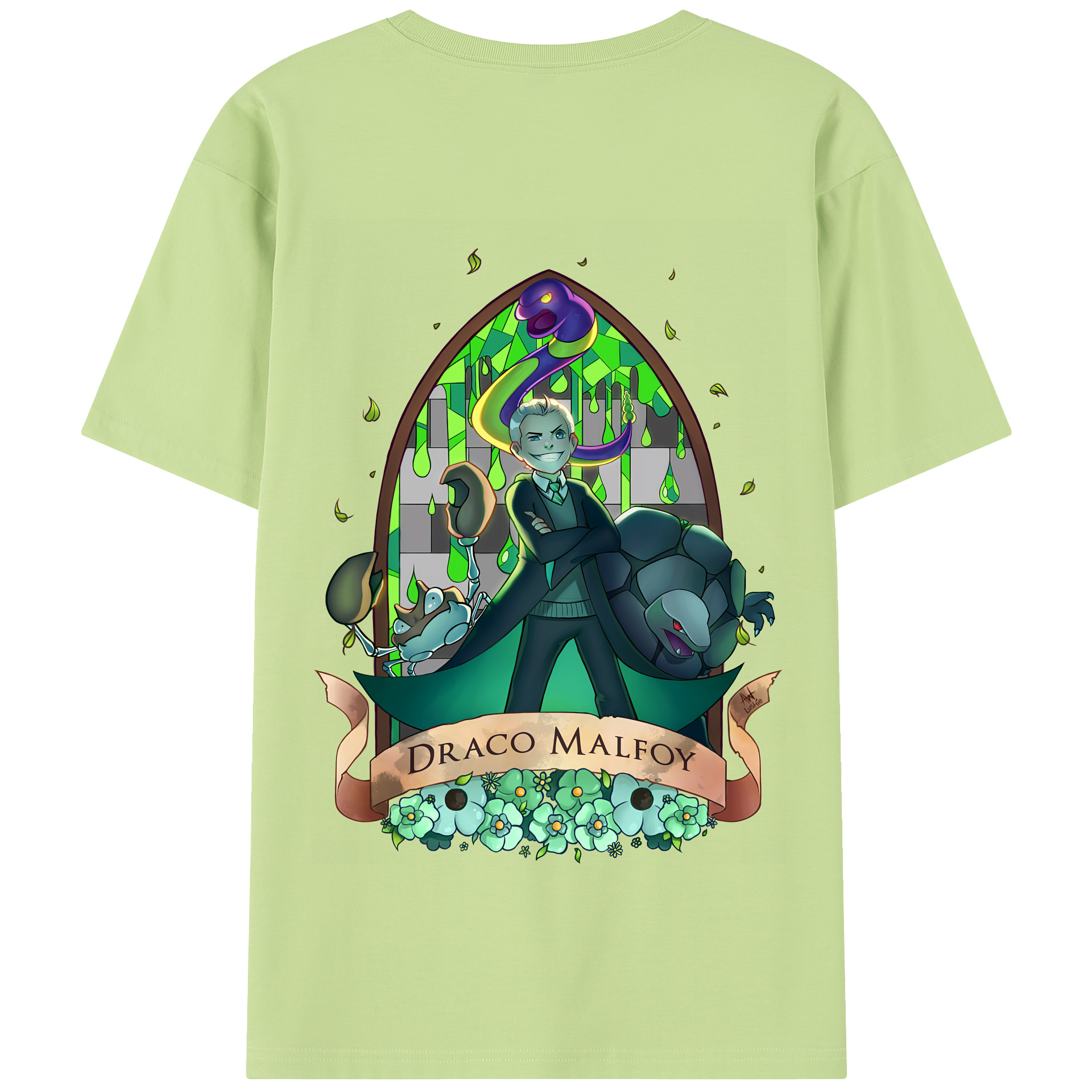 （画像用） Harry Potter ハリー・ポッターシリーズ 綿100％半袖Tシャツ（背面プリント）